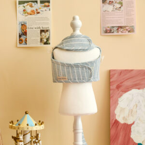 Striped Lace Bow Harness + Leash Set - Image 3