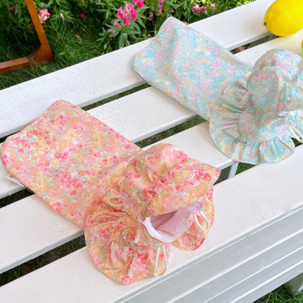 Floral Triple Protection Raincoat