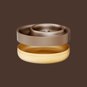 Chocolate Slow Feeder Treat Bowl - Image 2