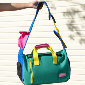 Color Block Crossbody Pet Carrier - Image 2