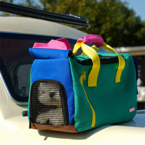 Color Block Crossbody Pet Carrier - Image 5