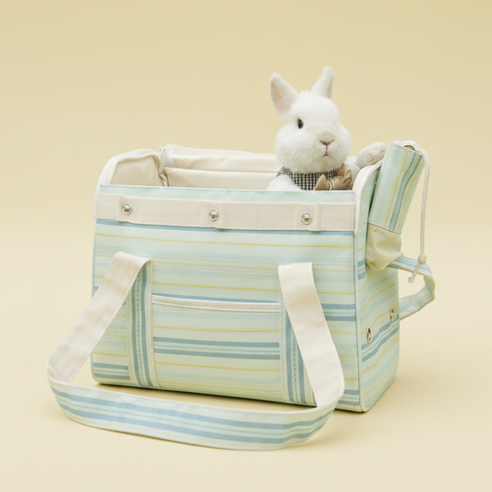 Sakura & Sky Bunny Carrier Bag - Image 2