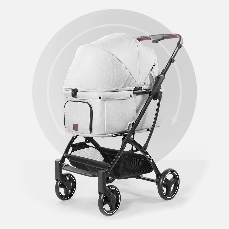 Uppapets Aroa Foldable Pet Stroller - Image 1