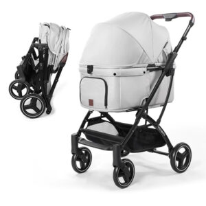 Uppapets Aroa Foldable Pet Stroller - Image 6
