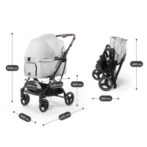 Uppapets Aroa Foldable Pet Stroller - Image 5