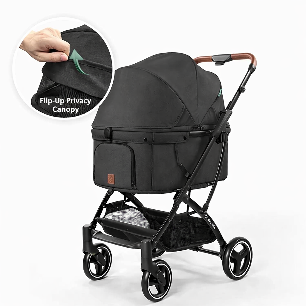 Uppapets Aroa Foldable Pet Stroller - Image 4