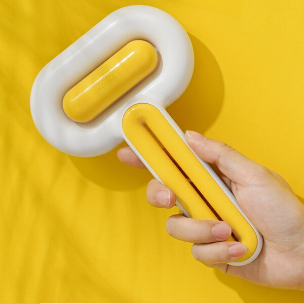 Yellow Ring Pet Comb