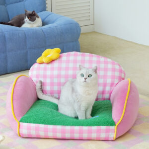 Spring Bloom Floral Pet Sofa