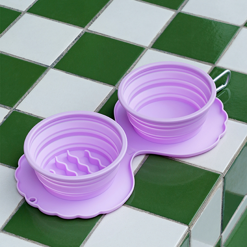 Shell Foldable Double Bowl - Image 1