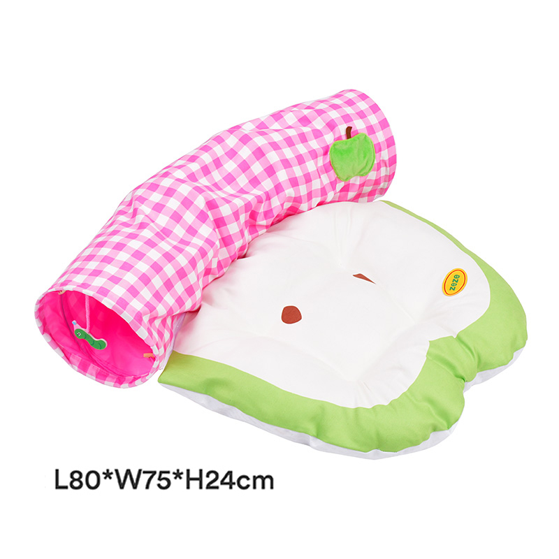 Green Apple Tunnel Pet Bed - Image 5