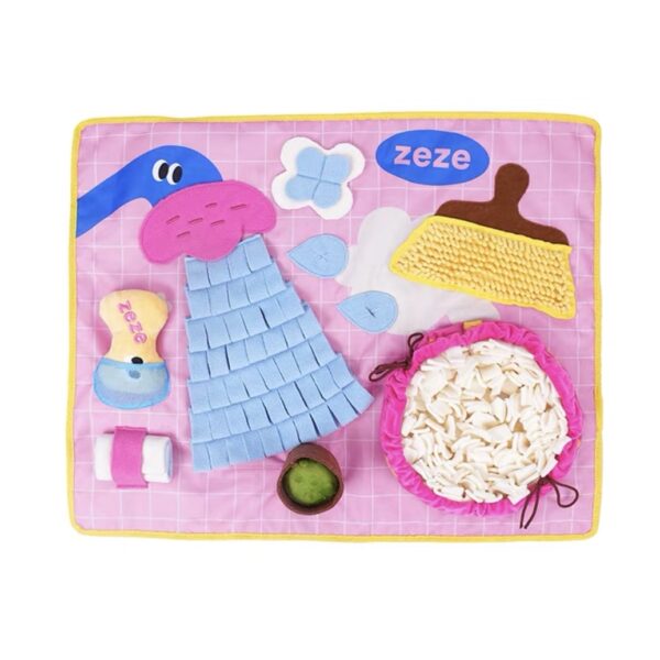 Bath Time Snuffle Nose Work Mat