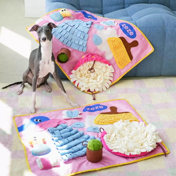 Bath Time Snuffle Nose Work Mat