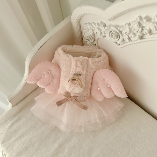 Comely Fur Angel Harness Pink