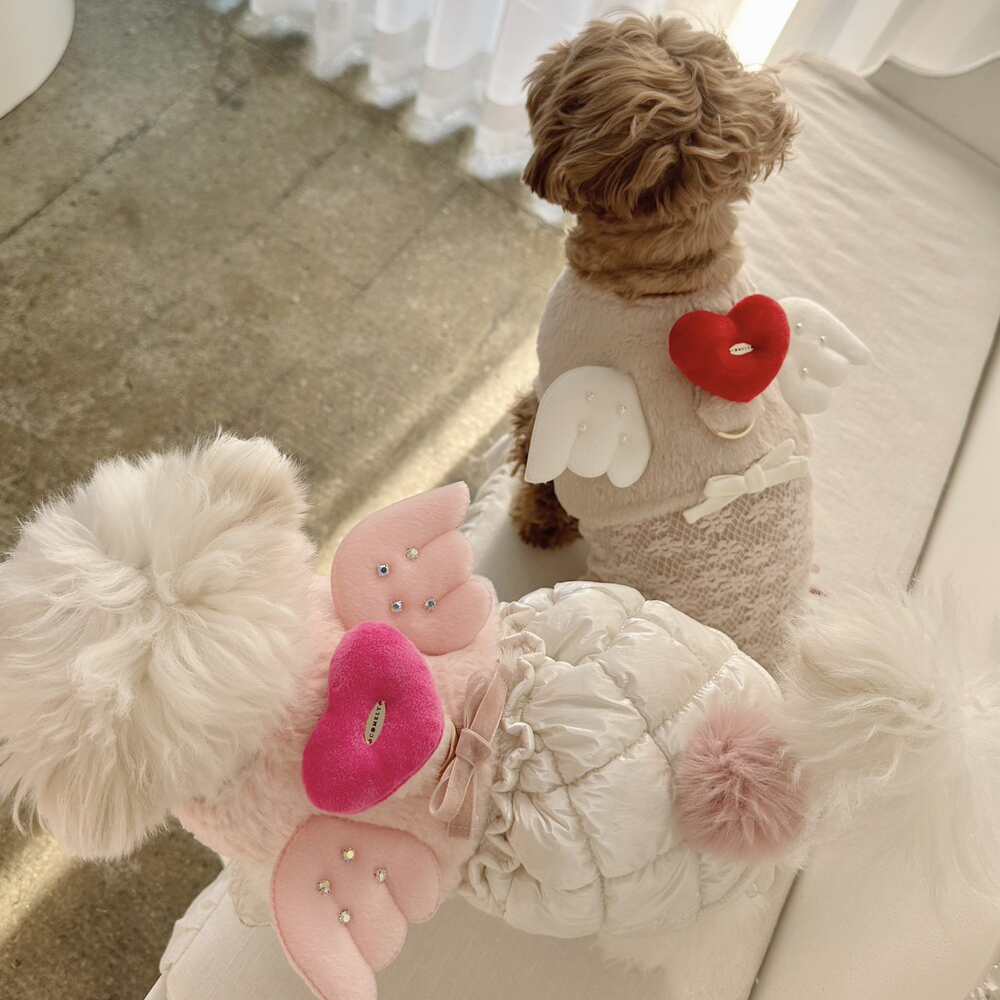 Comely Fur Angel Harness Pink - Image 4