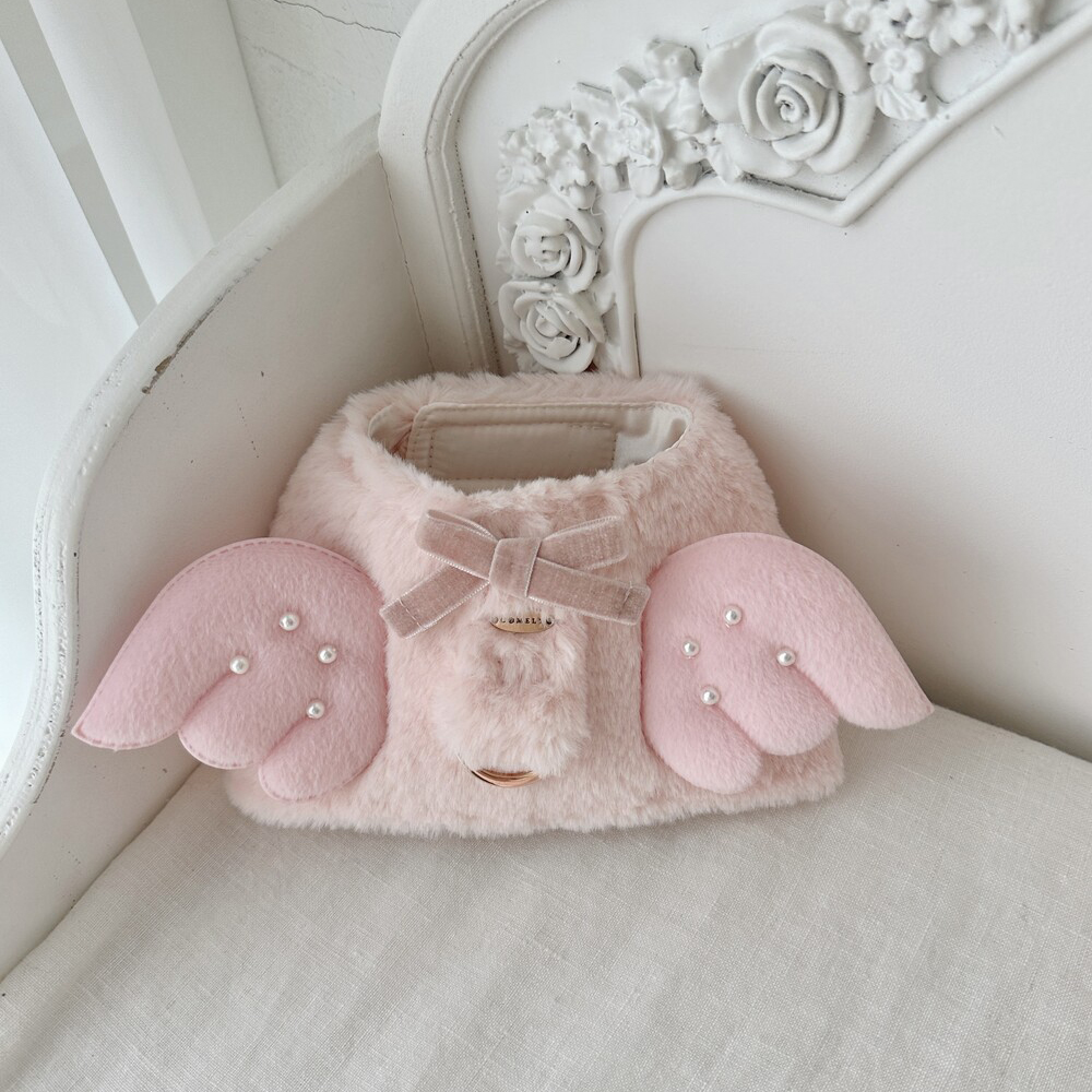 Comely Fur Angel Harness Pink - Image 5