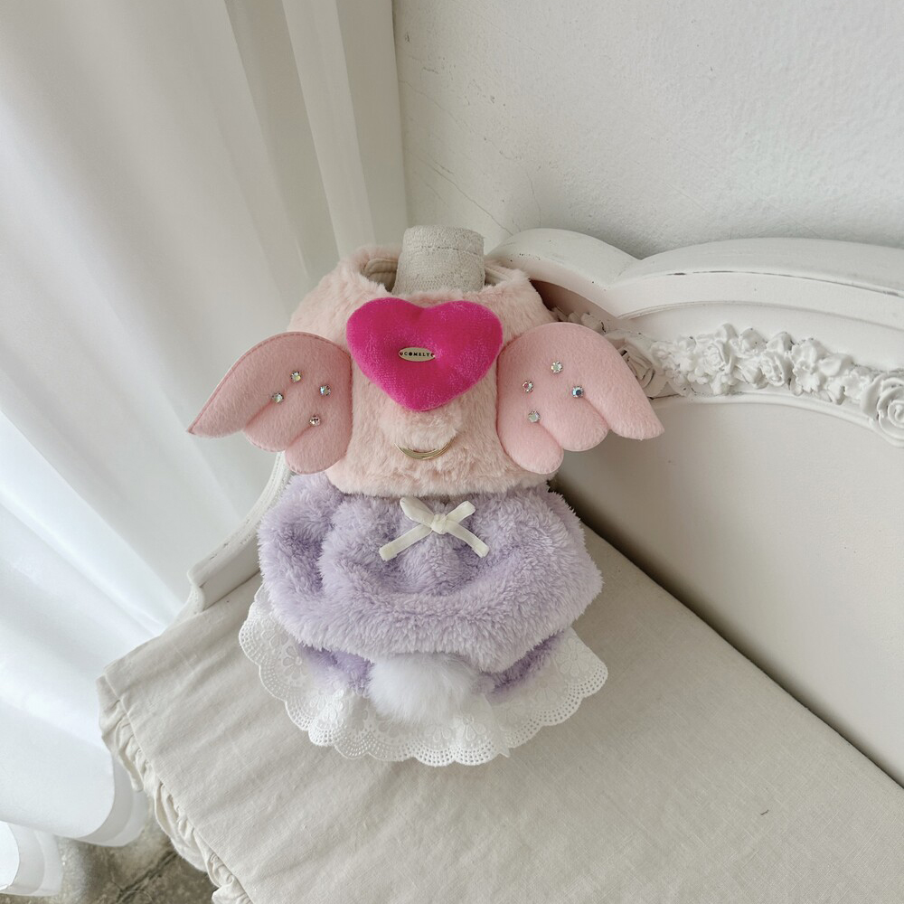 Comely Fur Angel Harness Pink - Image 7