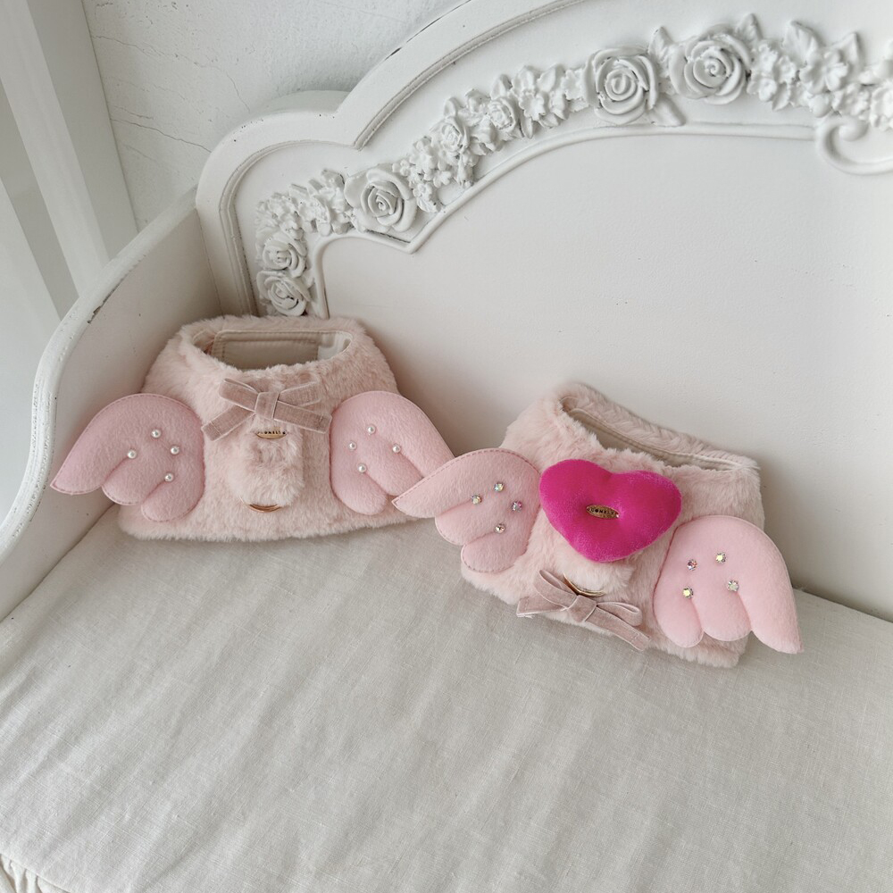 Comely Fur Angel Harness Pink - Image 8