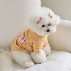 Pippi Stripe Orange Tee - Image 3