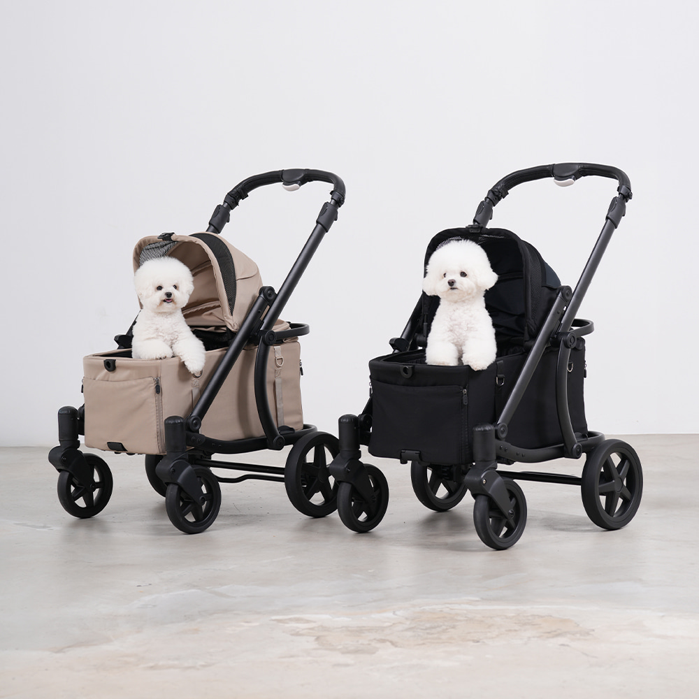 Pompolarr Small Wagon Hybrid Low-Floor Detachable Carrier Stroller - Image 1