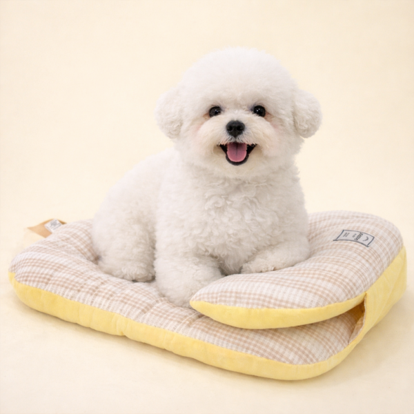 ParisDog Sweet Check Stroller Cushion Set