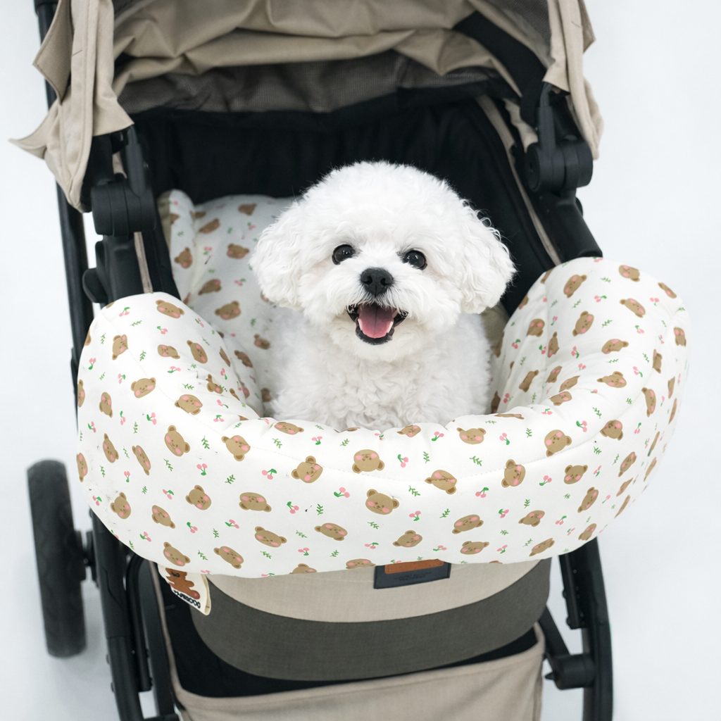 ParisDog Cool Bear Stroller Guard & Cushion - Image 1
