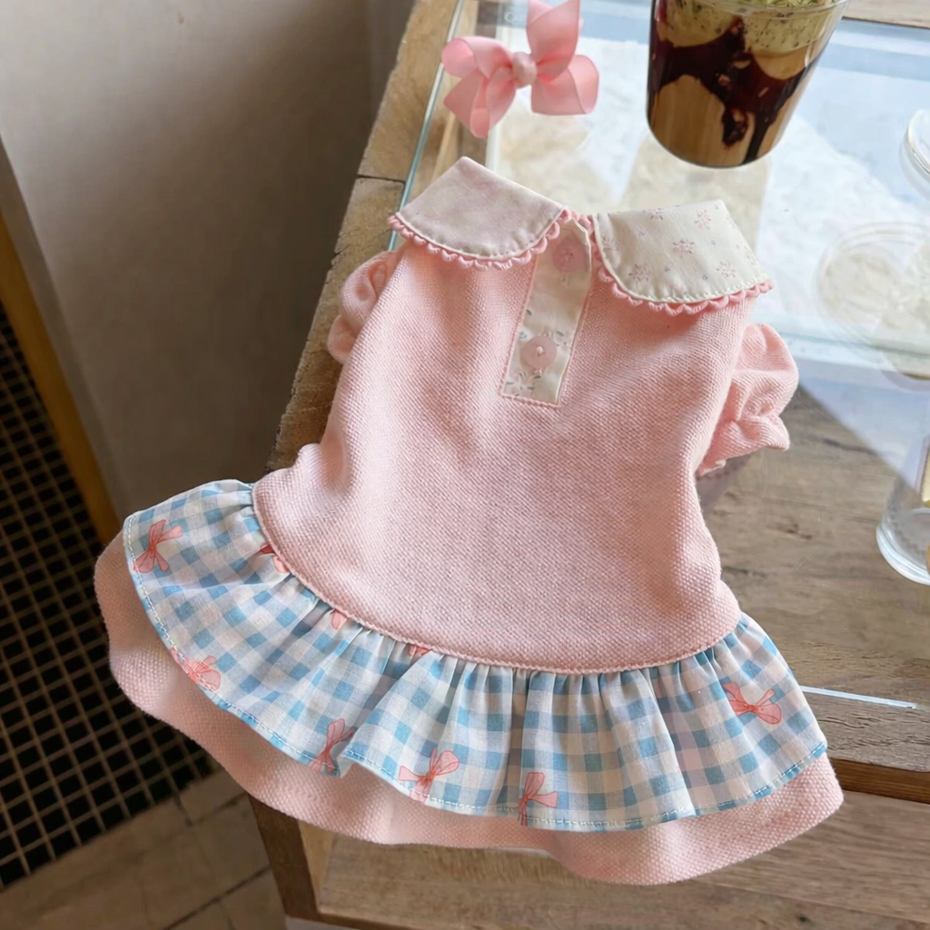 Cotton Piqué Dress - Image 5