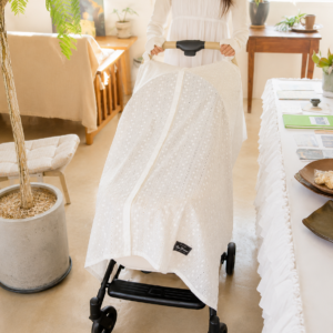 Dear Puppy Pure Peekaboo Stroller Blanket - Image 4
