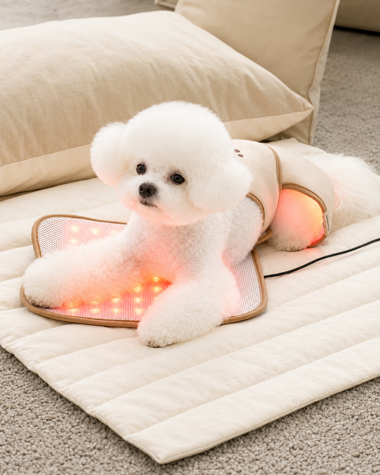 Pupping Red Light & Near-Infrared Orthopedic Heating Pad - Image 1
